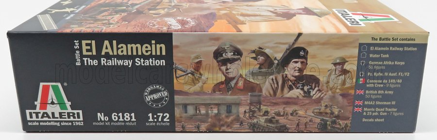 El Alamein Battle At The Railway Station Kit ITALERI 1:72 IT6181 