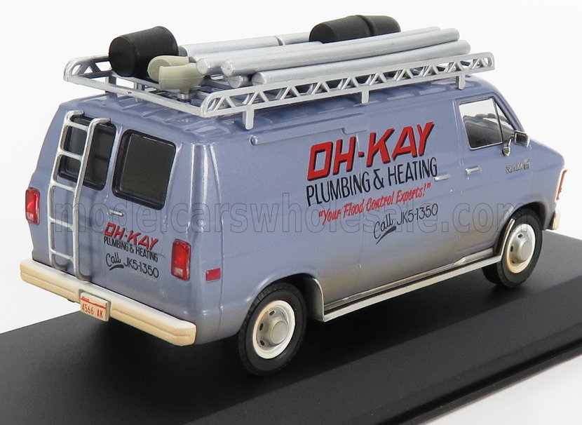 1986 Dodge Ram Van Oh-Kay Plumbing & Heating 86560 GreenLight 1:43 Home Alone 