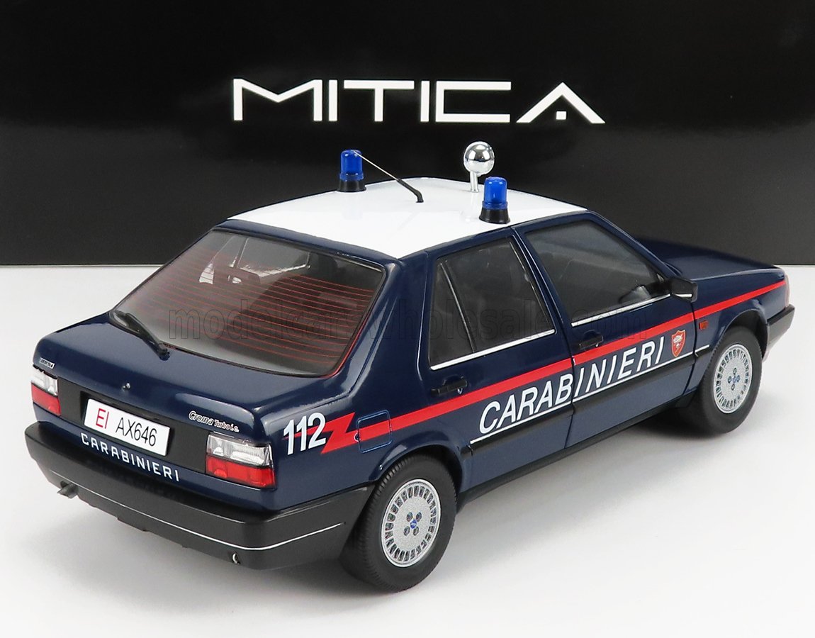 1990 Die cast 1/43 Modellino Auto Carabinieri Fiat Croma Turbo I.E SC2-D 