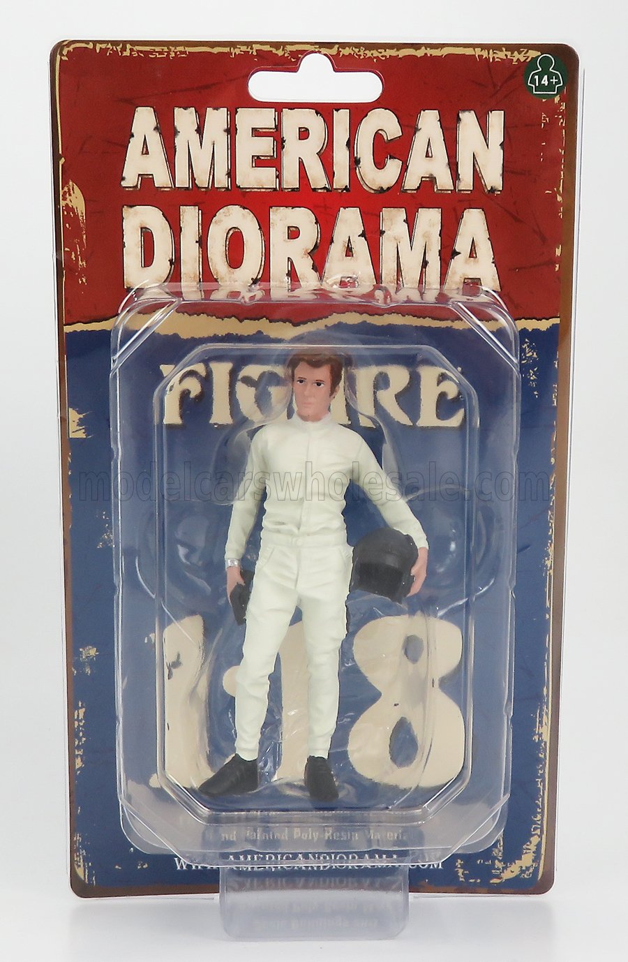 FIGURA PILOTO RACE DAY 1 FIGURE I AMERICAN DIORAMA AD76283 1:18 – COCHES  ESCALA 1:18