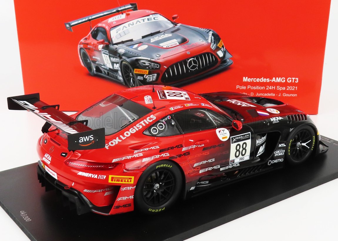 オオノ spark AMG GT3 AKKA  2021 spa24h MODELCARSWHOLESALE.COM