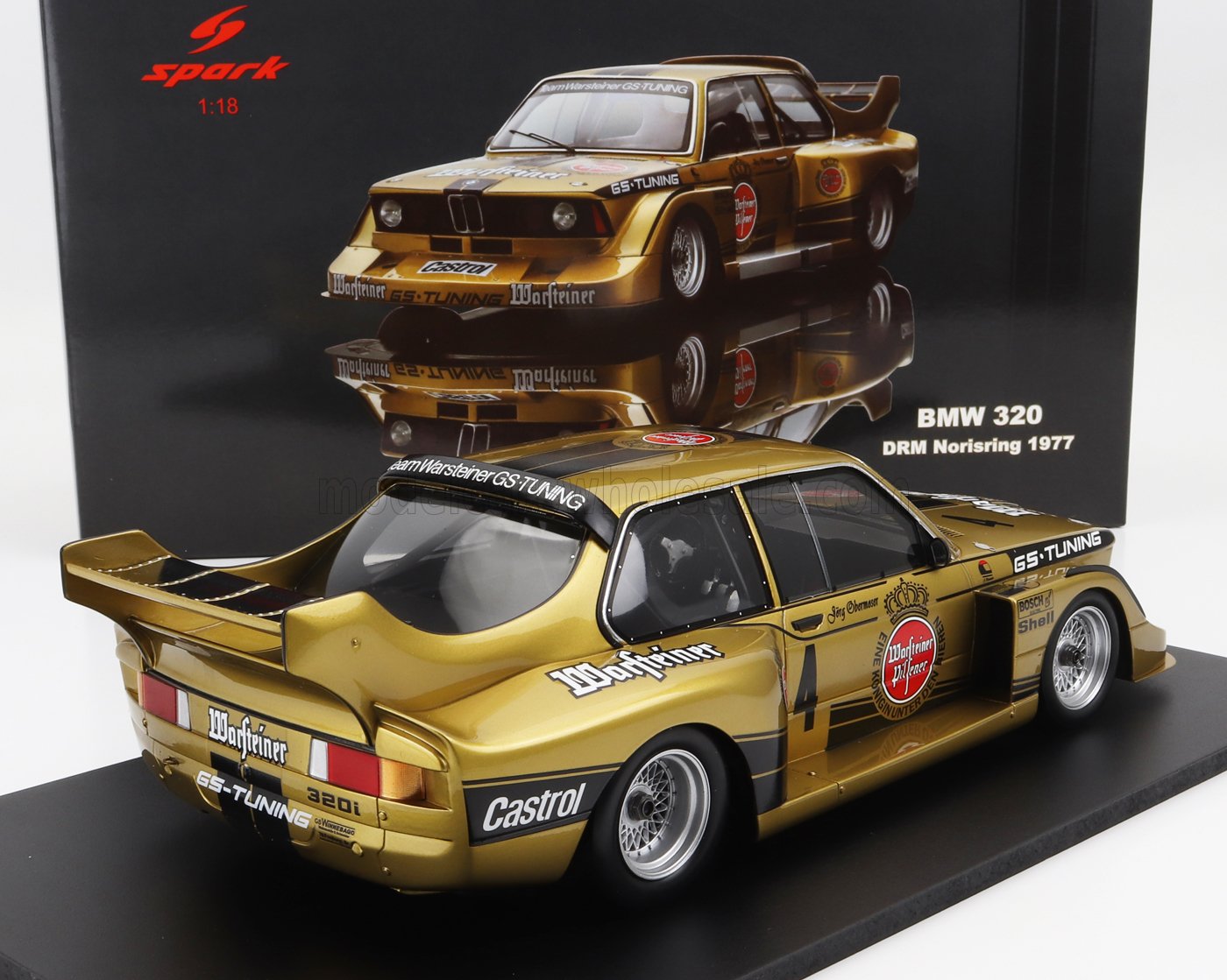 ModelCarGroup 1:18 BMW 320 Gr.5 #9 DRM Norisring 1979 F