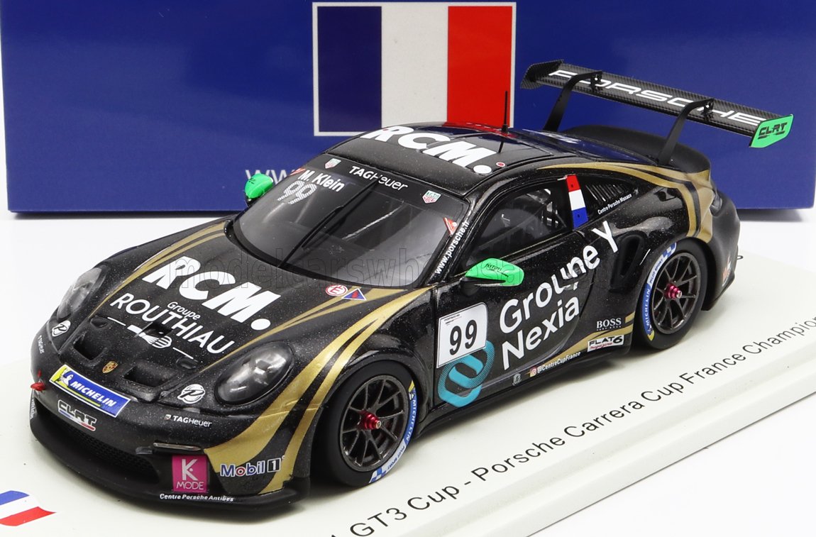 ミニカー　1/43 Porsche 911 GT3 Cup Porsche Carrera Cup France Champion 2021 Marvin Klein #99 [SF258] MODELCARSWHOLESALE.COM