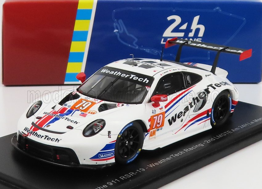 1/43 Porsche 911 RSR-19 WeatherTechレーシング MODELCARSWHOLESALE.COM
