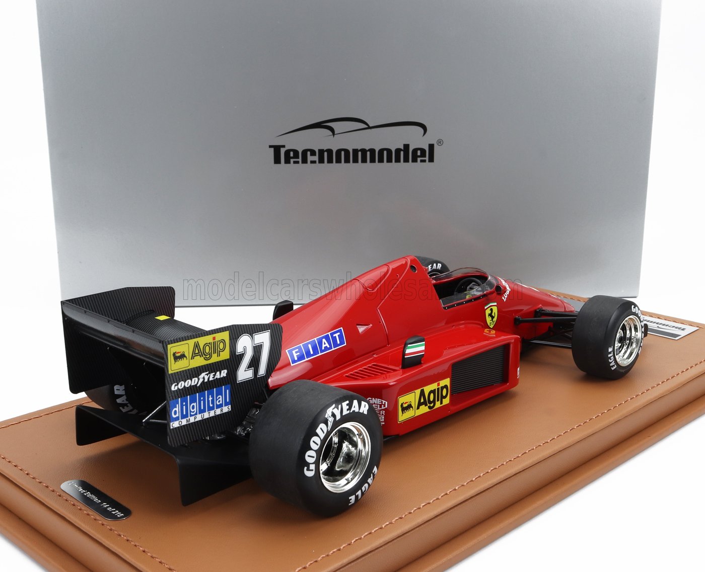 ミニカー　1/18 フェラーリ F1/86 オーストリアGP 1986 Michele Alboreto #27 [TM18-202B] MODELCARSWHOLESALE.COM