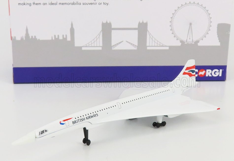 Concorde 英国製　corgitoys Concorde 1:450 Diecast Model - Corgi CG-CS90636 - $11.95