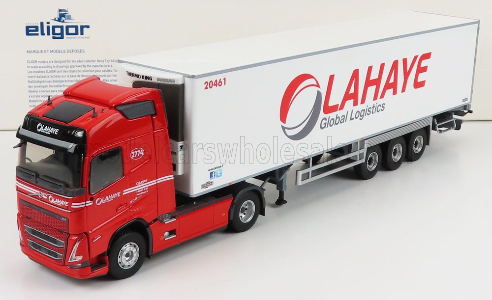 ELIGOR - VOLVO FH4 4x2 2020 with tarpaulin trailer 3 Axles