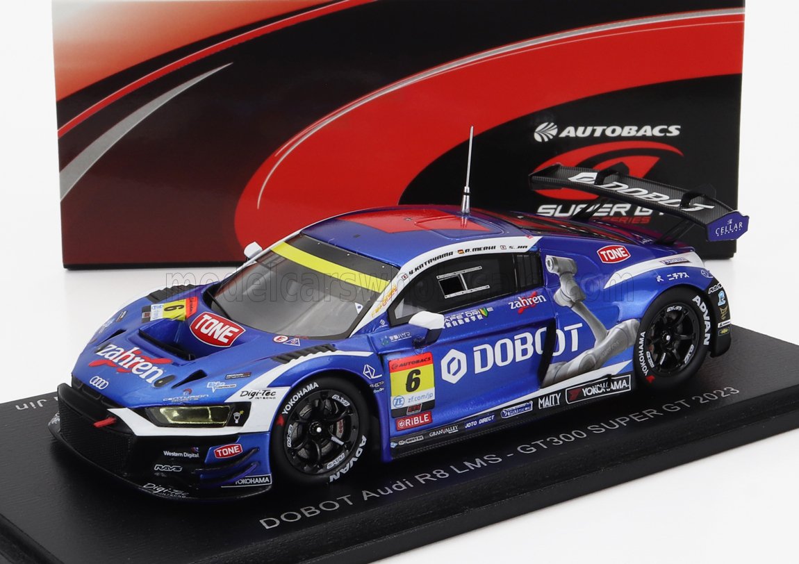 ミニカー DOBOT Audi R8 LMS GT300 SUPER GT 2023 MODELCARSWHOLESALE.COM