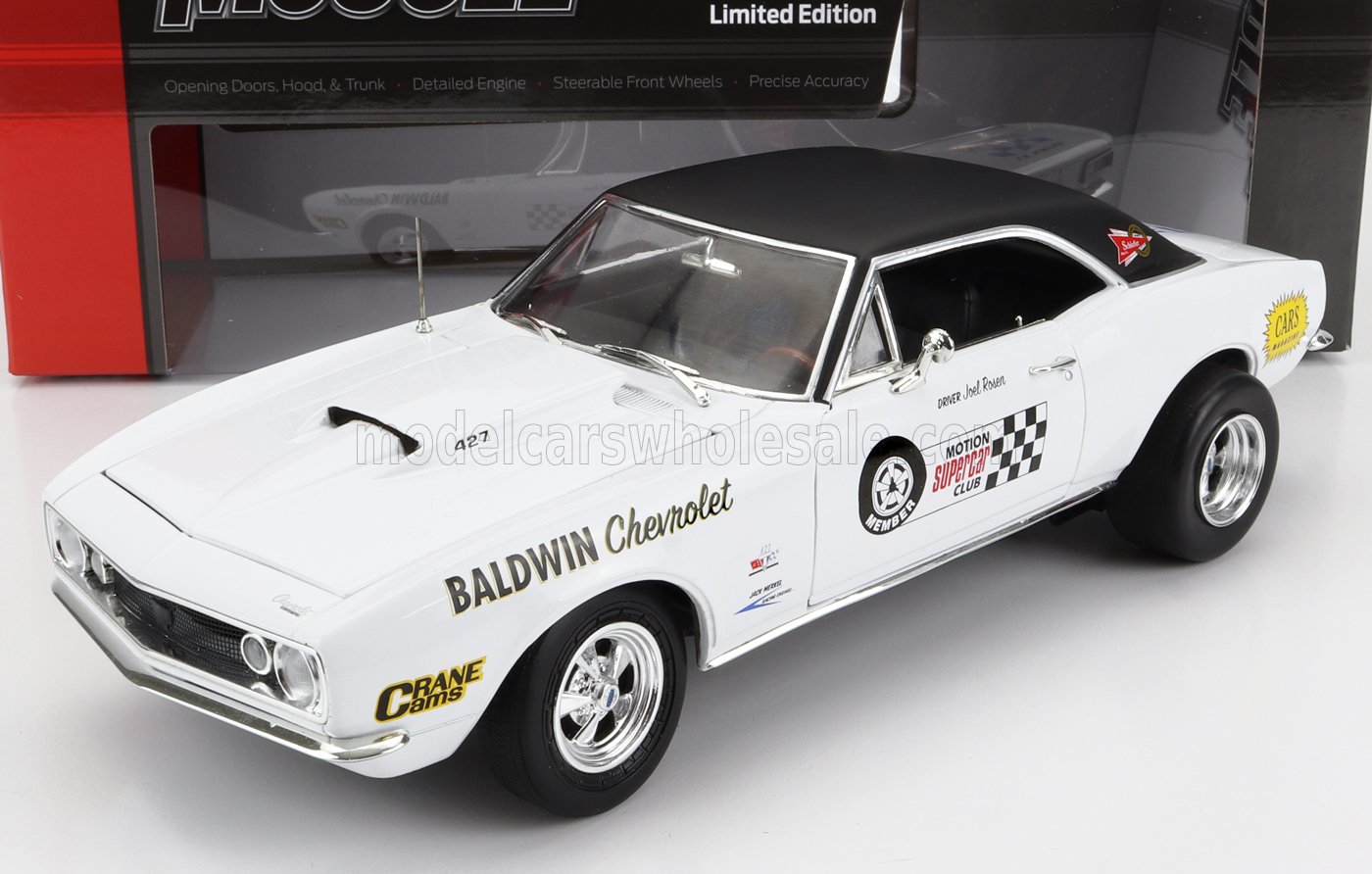 Baldwin Motion Camaro 1/18 限定版 シェビーカマロ American Muscle 1967 Chevrolet Camaro SS (Baldwin Motion) 1:18
