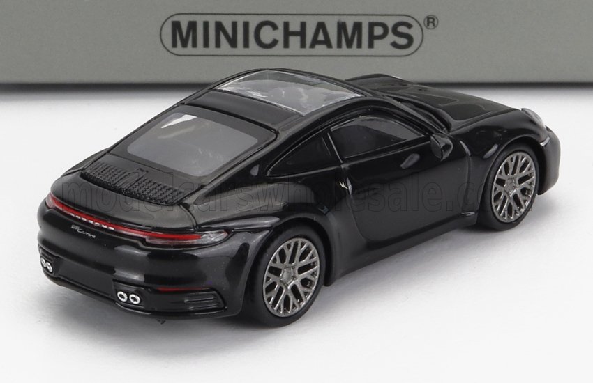 Porsche 911 992 Carrera 4S 2019 Black Metallic Minichamps