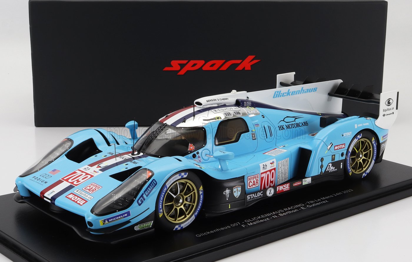 ミニカー　1/18 Glickenhaus 007 GLICKENHAUS RACING 7th 24H Le Mans 2023 F. Mailleux - N. Berthon - E. Gutierrez #709 [18S922] MODELCARSWHOLESALE.COM