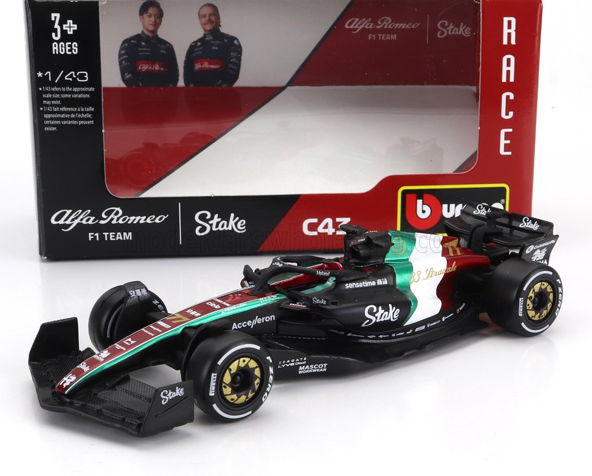 ミニカー　1/18 Alfa Romeo F1 Team Stake C43 #77 Alfa Romeo F1 Team ORLEN Belgian GP 2023 Valtteri Bottas [18S962] Alfa Romeo Sauber F1 C43 #77 Valtteri Bottas Australian GP