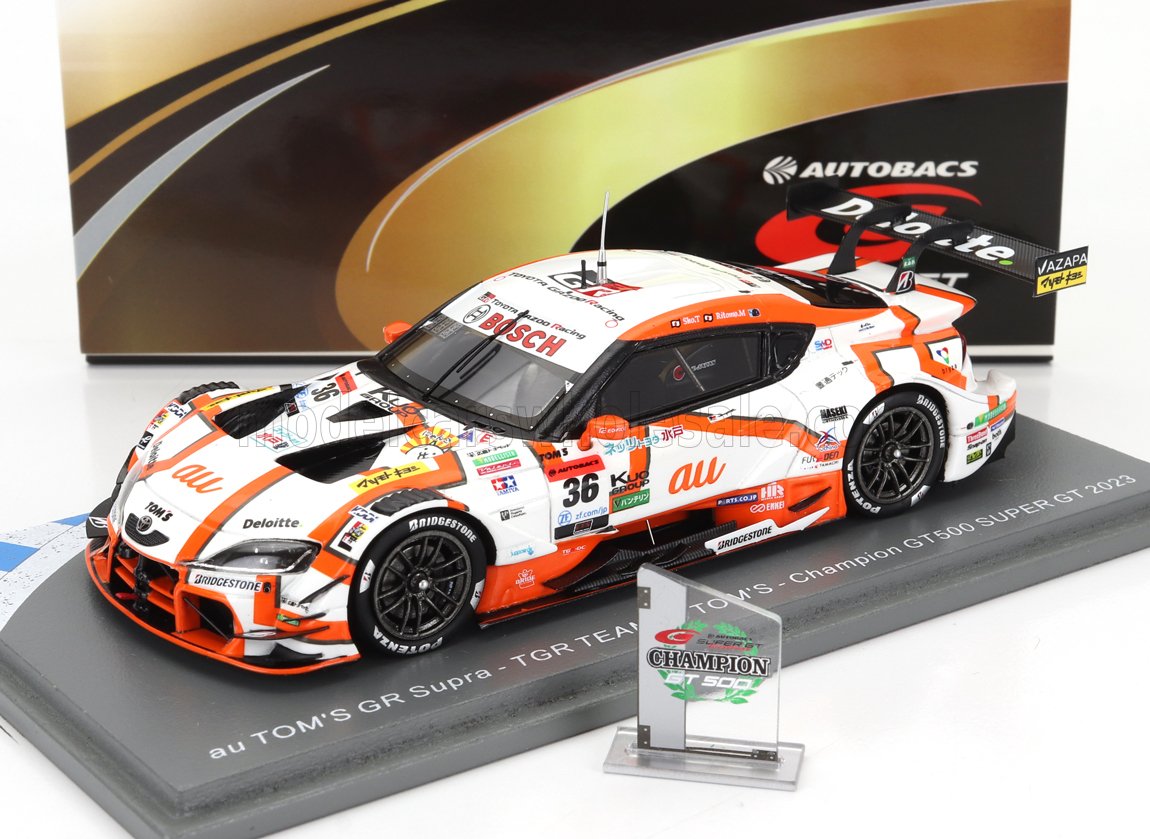 au  TOM’S  GR Supra  GT500  2023 Spark Models 1:18 au TOM'S GR Supra No.36 TGR TEAM au TOM'S