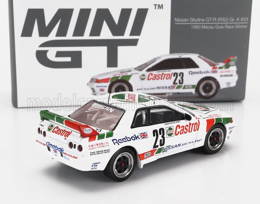 1/43 hpi グループA ホワイト r32 bnr32 Hpiracing 1/43 CASTROL