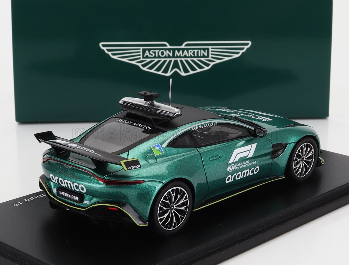 ミニカー Aston Martin Vantage Safety Car 2021 Model car Safety car Aston Martin Vantage, 1:43 Spark