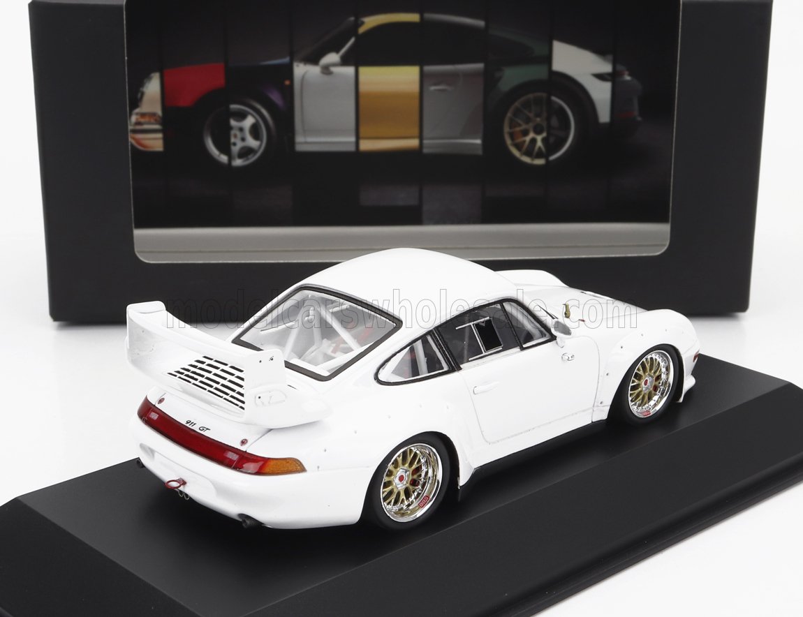 Porsche 911 GT2 EVO Type 993 1998 Glacier White 1/43 Make Up