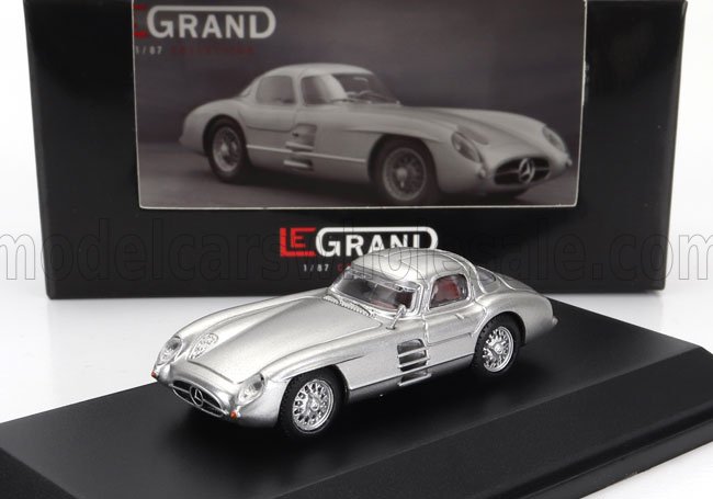 brekina plast - 1/87 - mercedes benz - 300 slr uhlenhaut coupe 1955 - silver