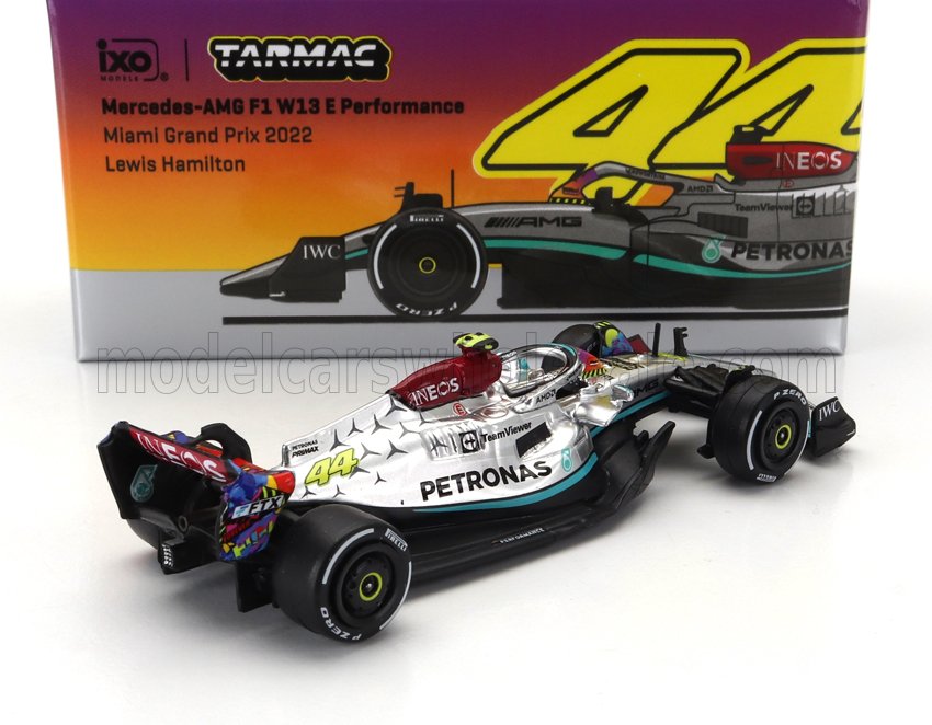 PMA 1/18 メルセデス F1 W13 H.ハミルトン 2022 マイアミ 2022 Mercedes F1 W13 #44 Lewis Hamilton USA Miami GP Special