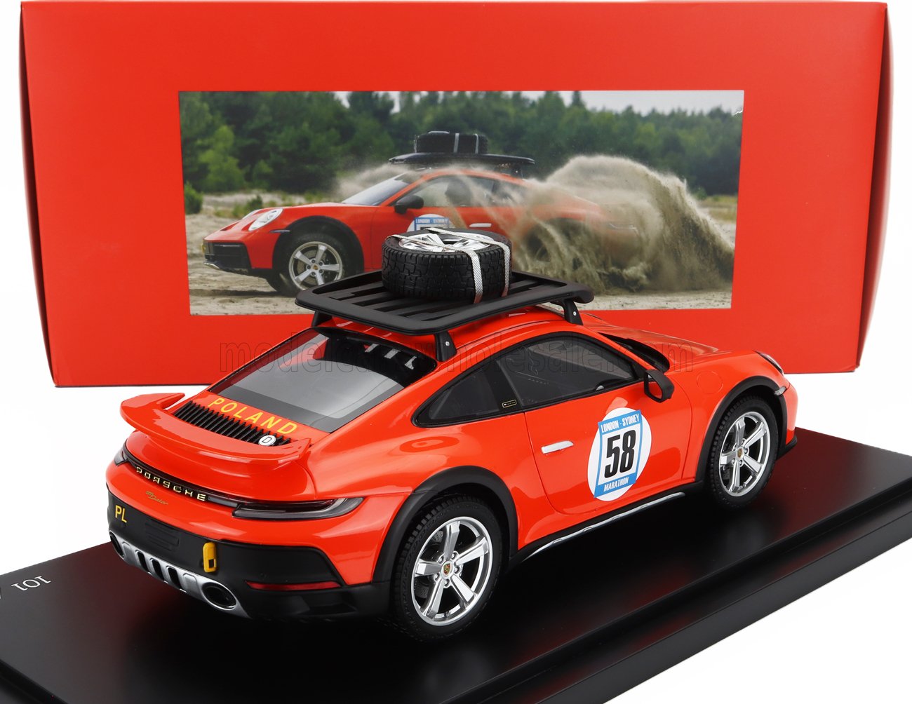 限定Porsche 911 Dakar RED58 Special ミニカー 182682_1.jpg