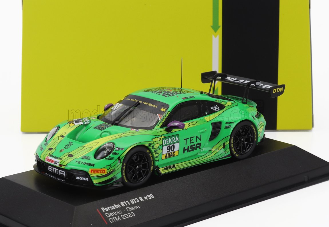ミニカー IXO MODELS DTM TEAM75MOTORSPORTS IXO 1/18 - PORSCHE 911 (992) GT3 R - DTM 2023 - Five Diecast