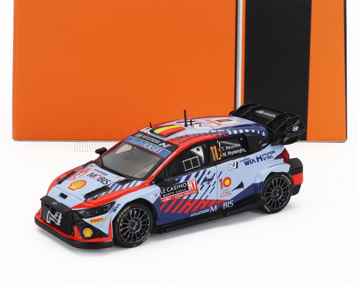 イクソモデル B ヒョンデ i20 N Rally1 23モンテカルロ 1/43スケール 6