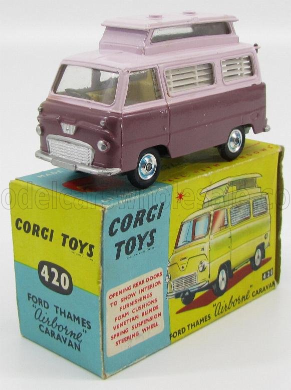 corgi toys ford thames caravan 420